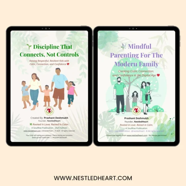 Mindful Parenting and Discipline That Connects eBook Bundle, Dual Parenting eBook uniting mindful strategies with heart-centered discipline