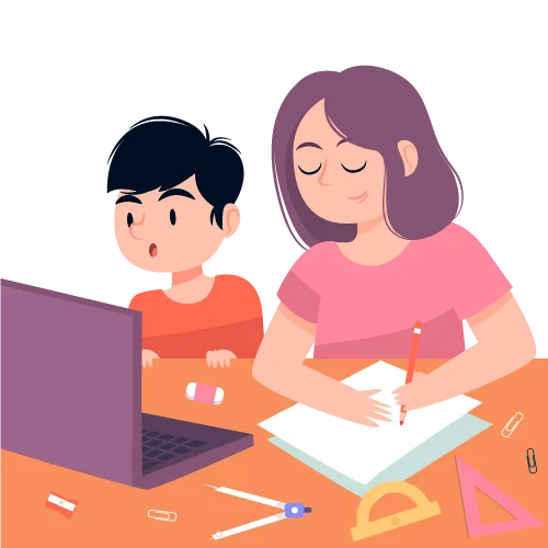 Illustrated parenting toolkit with planners, checklists, and growth charts for conscious parenting.